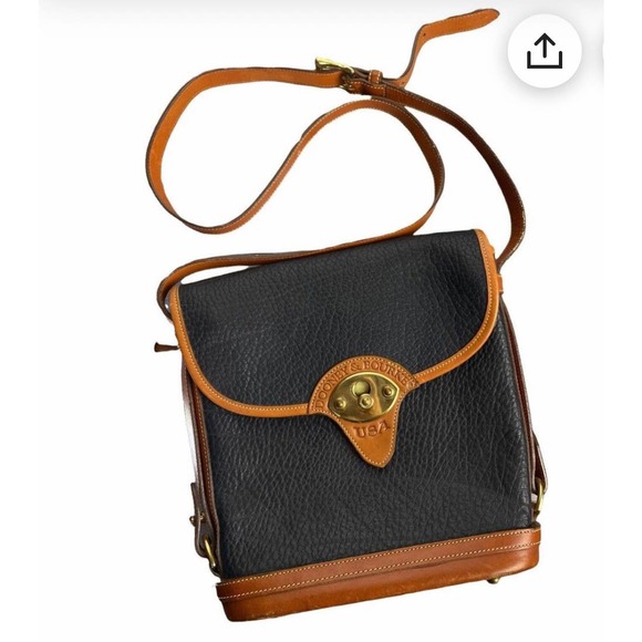Dooney & Bourke Handbags - Vintage Dooney & Bourke Purse, Crossbody Bag, All Weather Leather